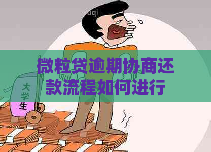 微粒贷逾期协商还款流程如何进行