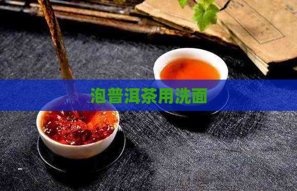 泡普洱茶用洗面