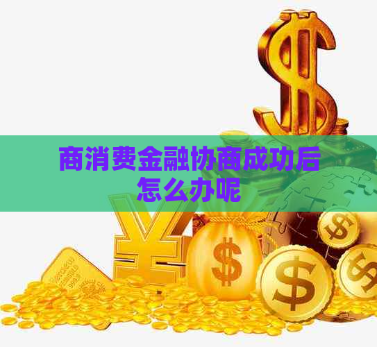 商消费金融协商成功后怎么办呢