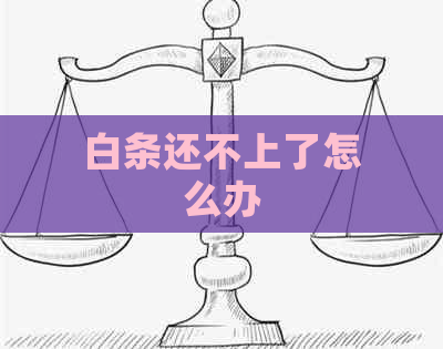 白条还不上了怎么办