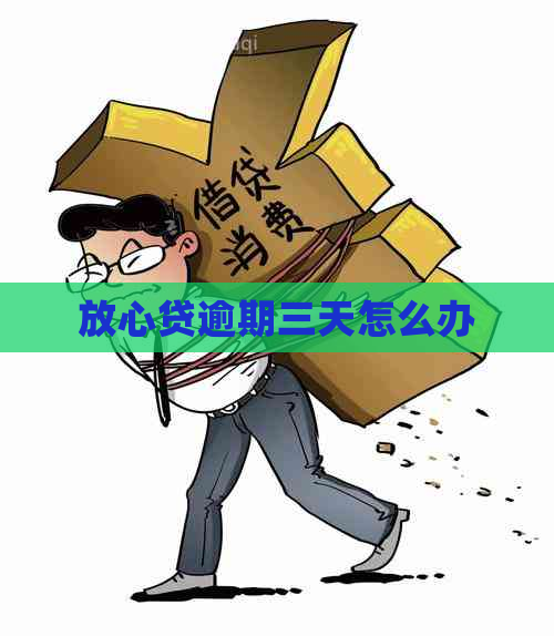 放心贷逾期三天怎么办