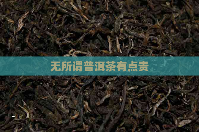 无所谓普洱茶有点贵