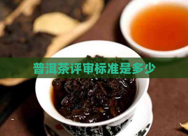 普洱茶评审标准是多少