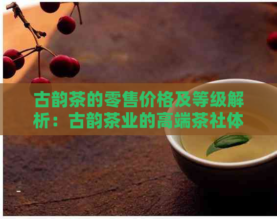 古韵茶的零售价格及等级解析：古韵茶业的高端茶社体验