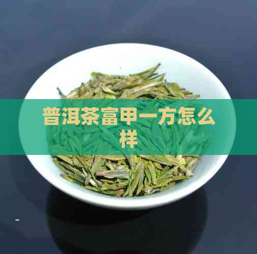 普洱茶富甲一方怎么样