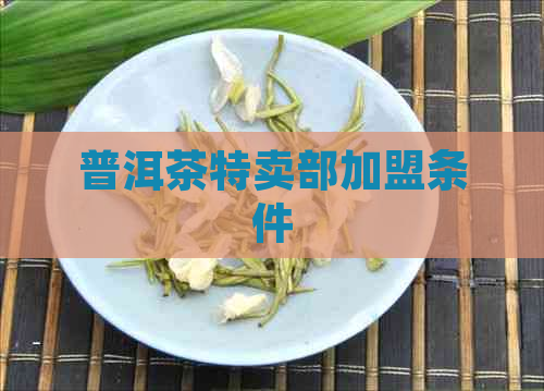 普洱茶特卖部加盟条件