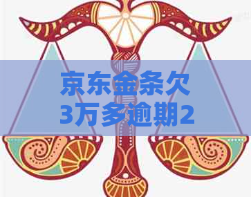 京东金条欠3万多逾期2月