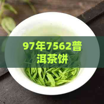 97年7562普洱茶饼