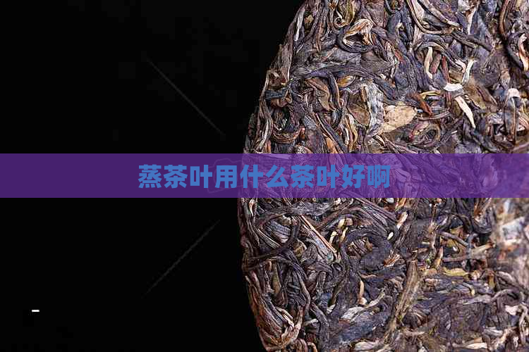 蒸茶叶用什么茶叶好啊