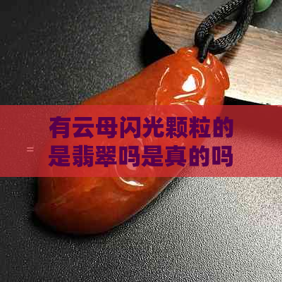 有云母闪光颗粒的是翡翠吗是真的吗