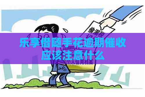 乐享借随手花逾期应该注意什么