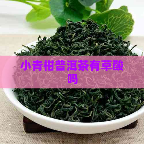 小青柑普洱茶有草酸吗