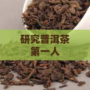 研究普洱茶之一人