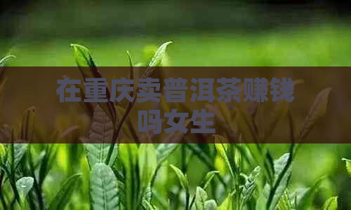 在重庆卖普洱茶赚钱吗女生