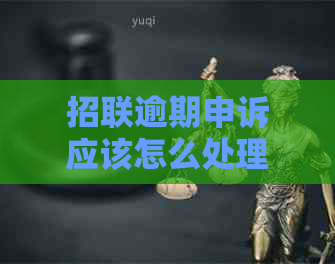 招联逾期申诉应该怎么处理