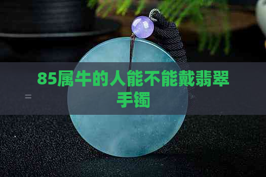 85属牛的人能不能戴翡翠手镯