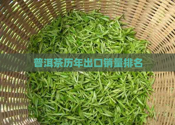 普洱茶历年出口销量排名