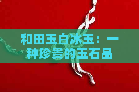 和田玉白冰玉：一种珍贵的玉石品种及其特点、购买与保养指南