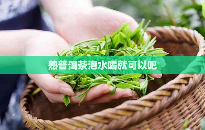 熟普洱茶泡水喝就可以吧