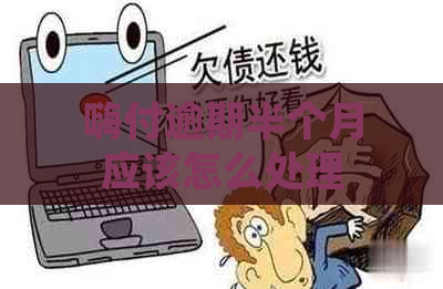 嗨付逾期半个月应该怎么处理