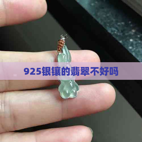 925银镶的翡翠不好吗