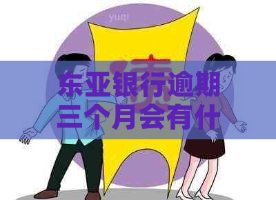 东亚银行逾期三个月会有什么后果