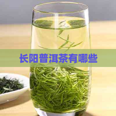 长阳普洱茶有哪些