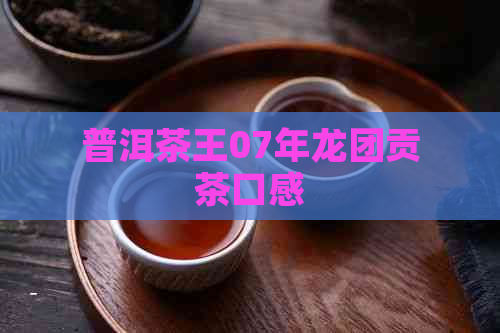 普洱茶王07年龙团贡茶口感