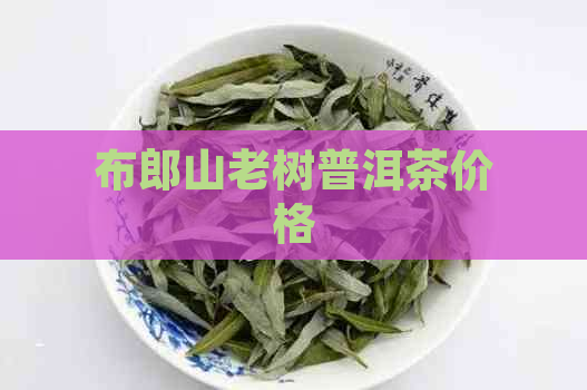 布郎山老树普洱茶价格