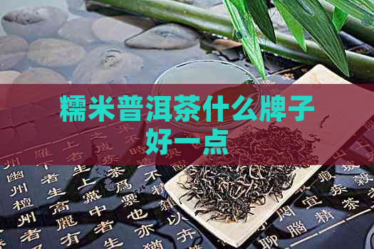 糯米普洱茶什么牌子好一点