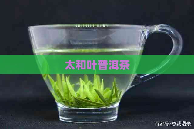 太和叶普洱茶