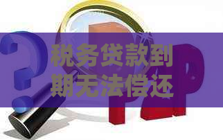 税务贷款到期无法偿还的解决方案：常见问题、应对策略及法律建议全解析