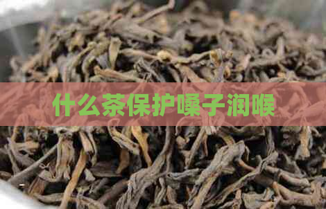 什么茶保护嗓子润喉