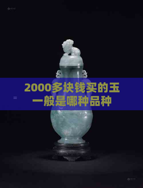 2000多块钱买的玉一般是哪种品种