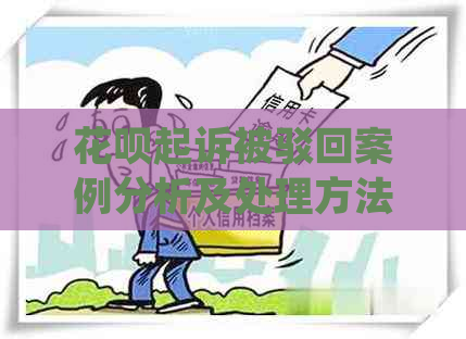 花呗起诉被驳回案例分析及处理方法