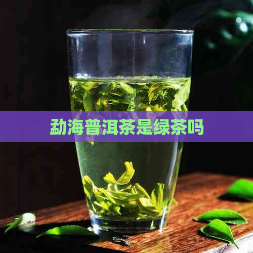 勐海普洱茶是绿茶吗