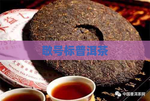 敬号标普洱茶