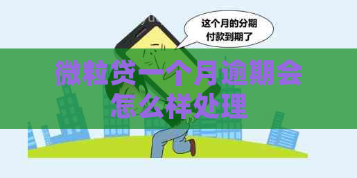 微粒贷一个月逾期会怎么样处理