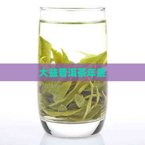 大益普洱茶年底