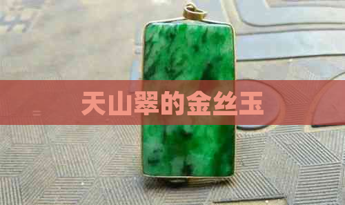 天山翠的金丝玉