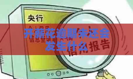 开薪花逾期未还会发生什么