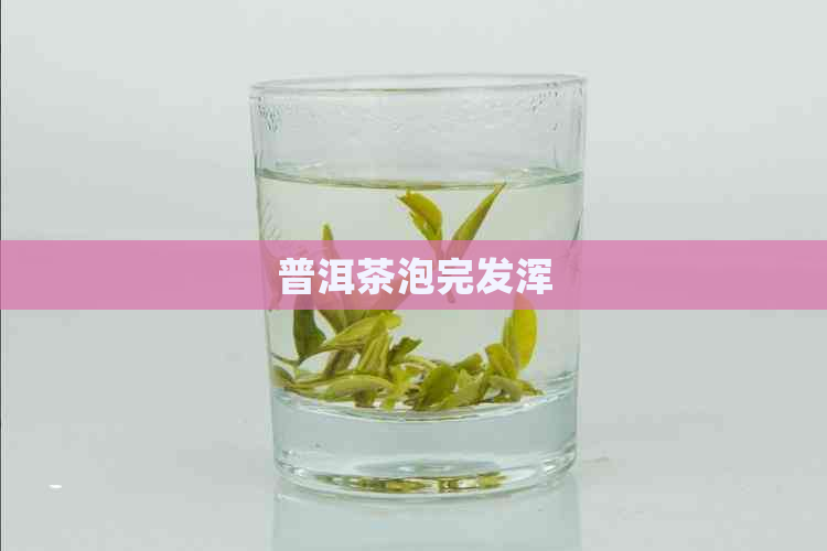 普洱茶泡完发浑