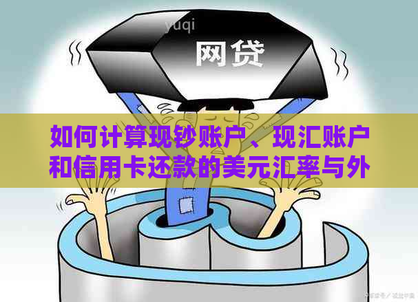 如何计算现钞账户、现汇账户和信用卡还款的美元汇率与外币处理