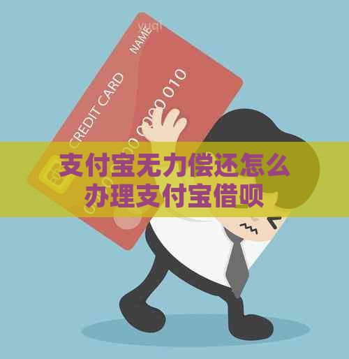 支付宝无力偿还怎么办理支付宝借呗