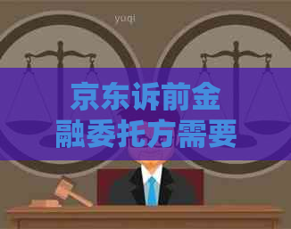 京东诉前金融委托方需要注意哪些事项