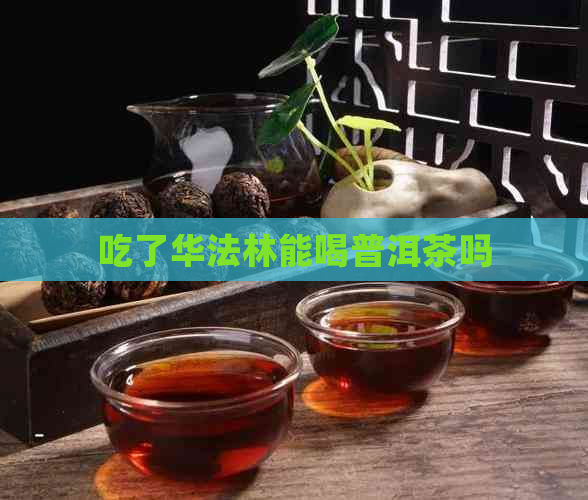 吃了华法林能喝普洱茶吗