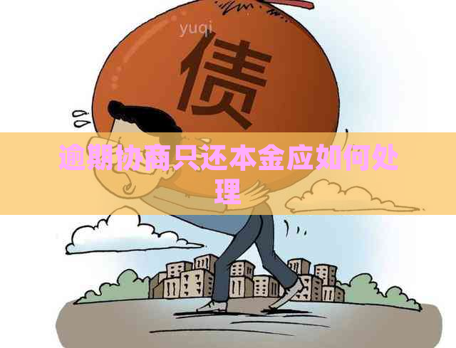 逾期协商只还本金应如何处理