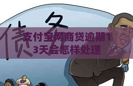 支付宝网商贷逾期13天会怎样处理