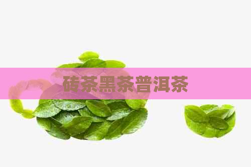 砖茶黑茶普洱茶