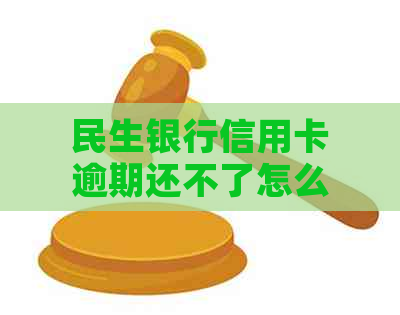 民生银行信用卡逾期还不了怎么办